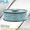 Professional Gray PLA 3d Printer Filament , 3D Printing Consumables Material