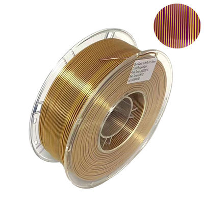 PINRUI সিল্ক দুই রঙের ফিলামেন্ট, PLA 1.75mm 3D প্রিন্টার ফিলামেন্ট, 3D ফিলামেন্ট