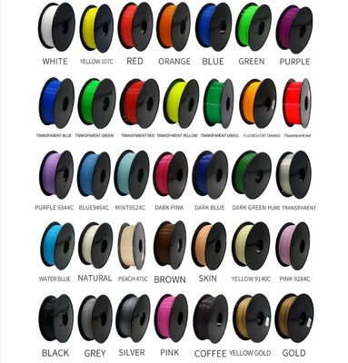 PINRUI 1KG Trans Red 3D Printer Filament Rods ABS and PLA Nylon PETG Rods for 3D Printing